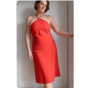 KORS Michael Kors Designer Dress Size 10 in Coral Old Money Party Wedding Guest